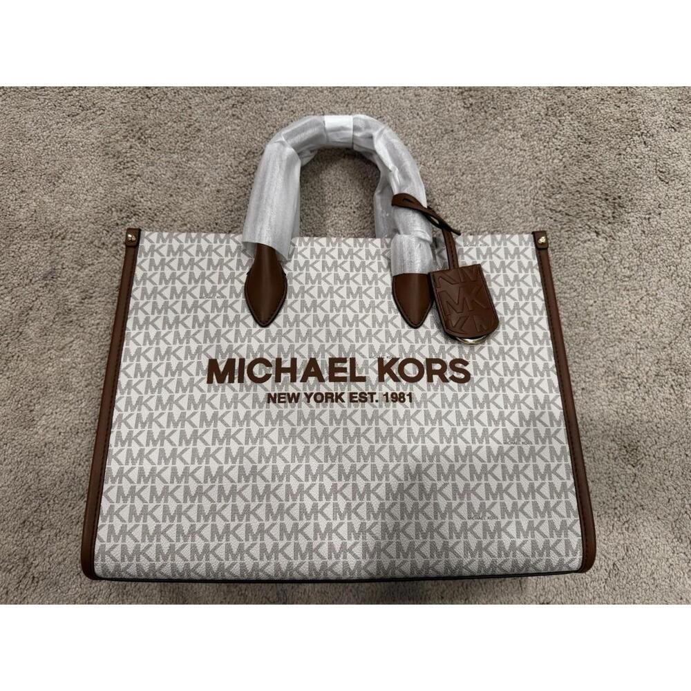 Michael Kors Mirella Medium Tote Bag (Vanilla) 35F2G7ZT2B-149